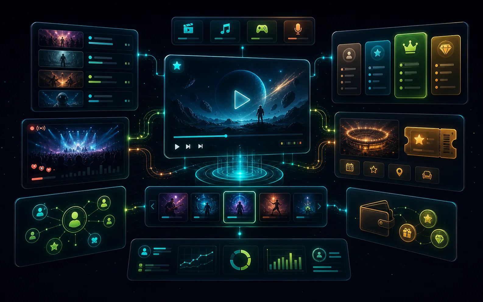 Nền tảng giải trí số và streaming